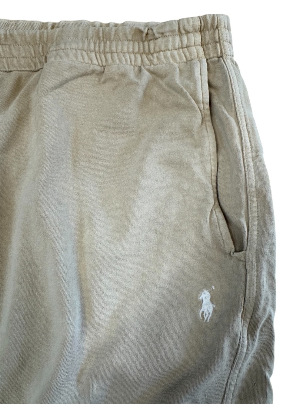 Polo Ralph Lauren Khaki Baggy Cotton Shorts Men's Size 4XB - Picture 2 of 6
